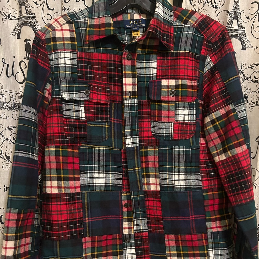 Polo by Ralph Lauren Boys Patchwork Flannel